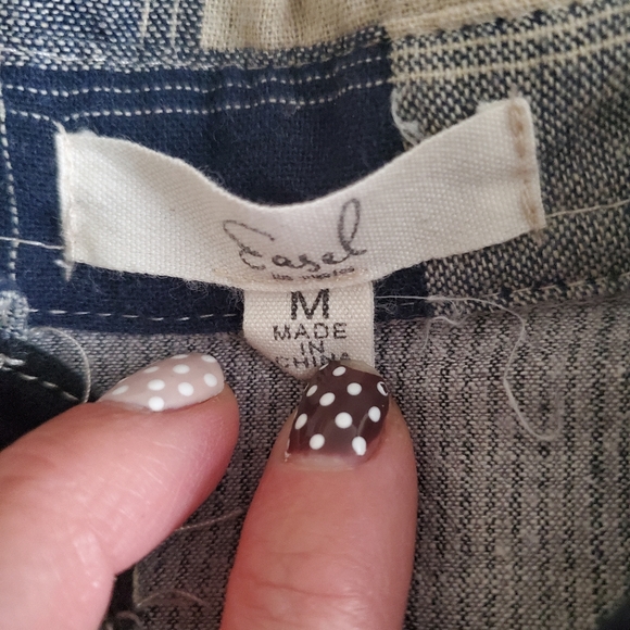 Oversized Flannel Dress/Cardigan - Picture 2 of 2